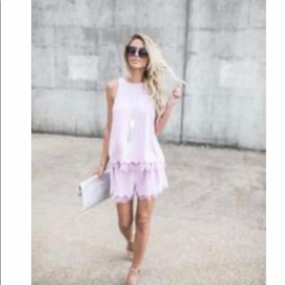VICI Collection Lovely Lavender Tank and Shorts